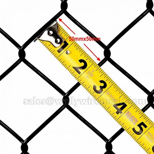 Black Vinyl Chain Link Fence  